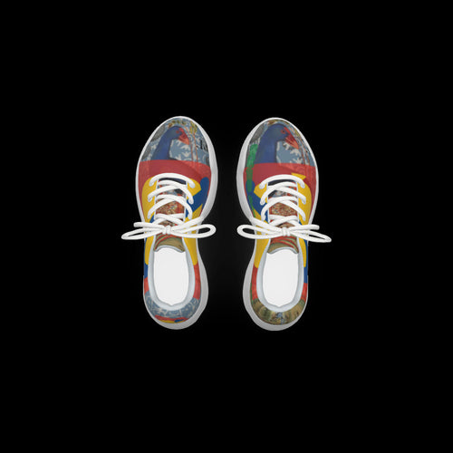 All-Over Print Mans Thick Bottom Sports Shoes