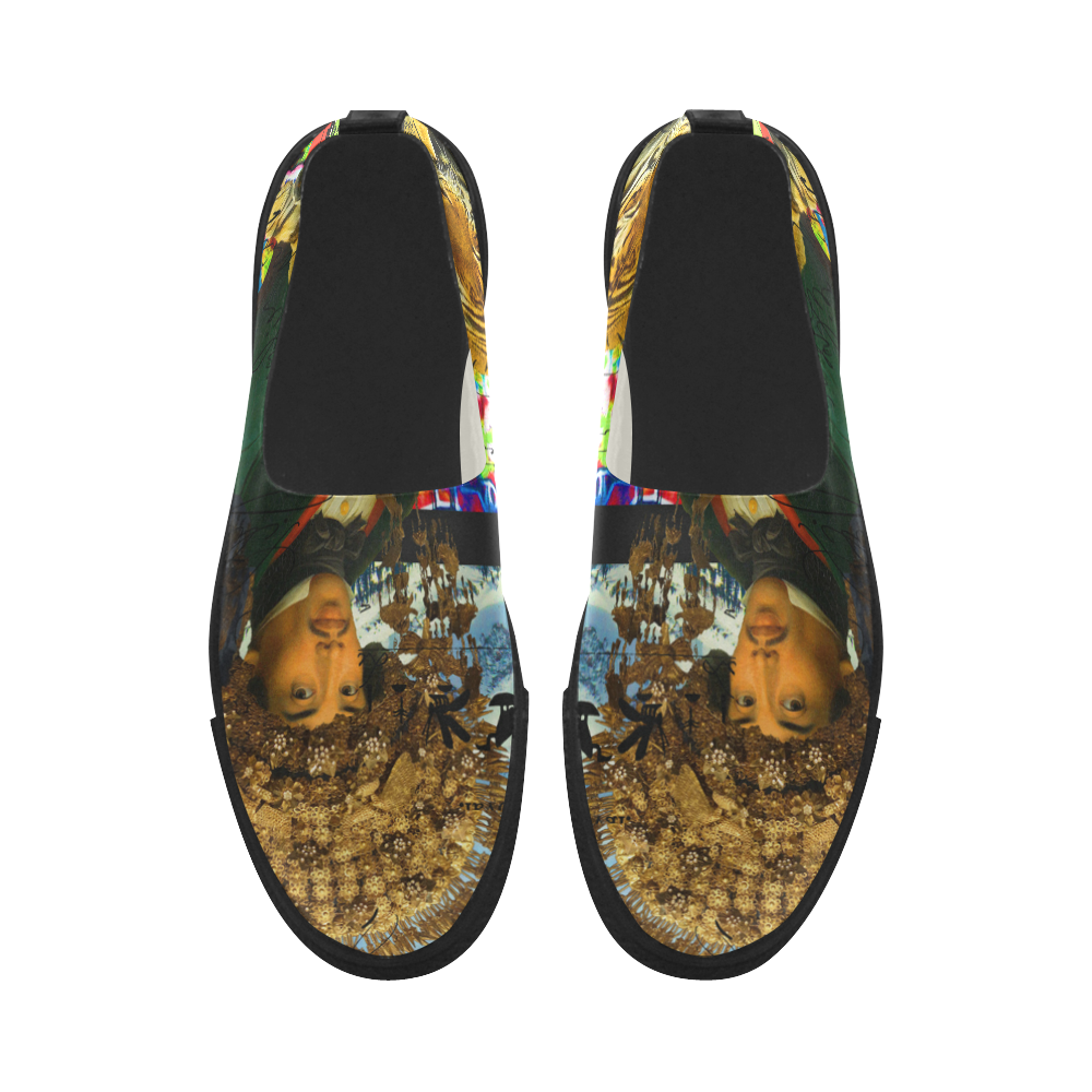 THE EMPEROR OF SNOWY MOUNTAIN III Slip-on Microfiber Womens Shoes