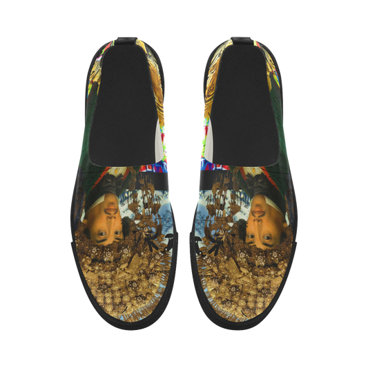 THE EMPEROR OF SNOWY MOUNTAIN III Slip-on Microfiber Womens Shoes