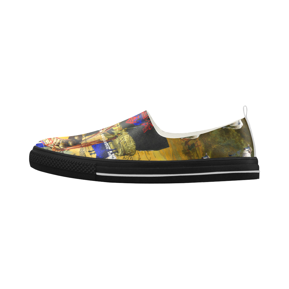 BLEU BLANC ROUGE Slip-on Microfiber Mens Shoes