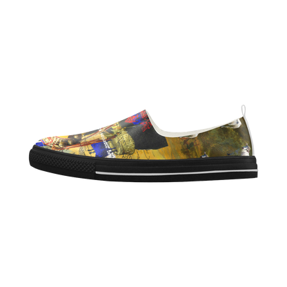BLEU BLANC ROUGE Slip-on Microfiber Mens Shoes