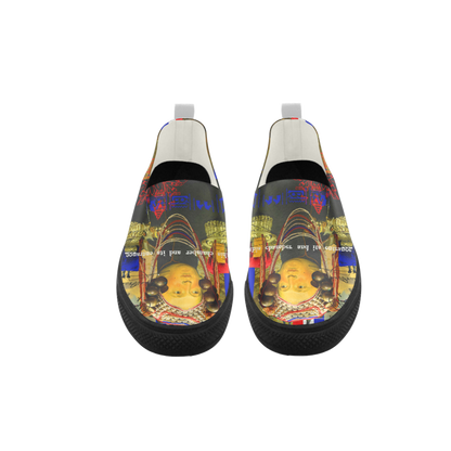BLEU BLANC ROUGE Slip-on Microfiber Mens Shoes