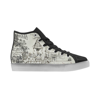MAP AND SOME ILLUSTRATIONS Light Up Mens Sneakers