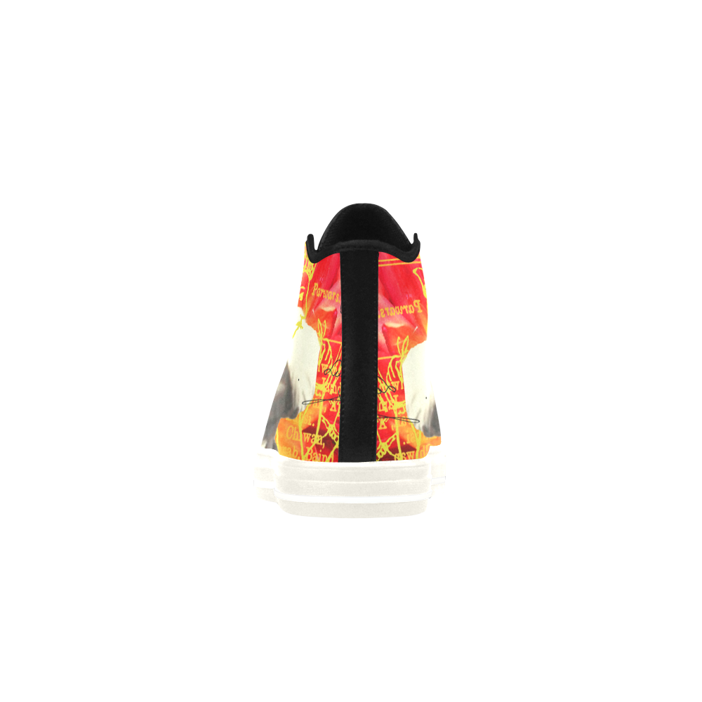 THE SITAR PLAYER High Top Action Leather Mens Shoes