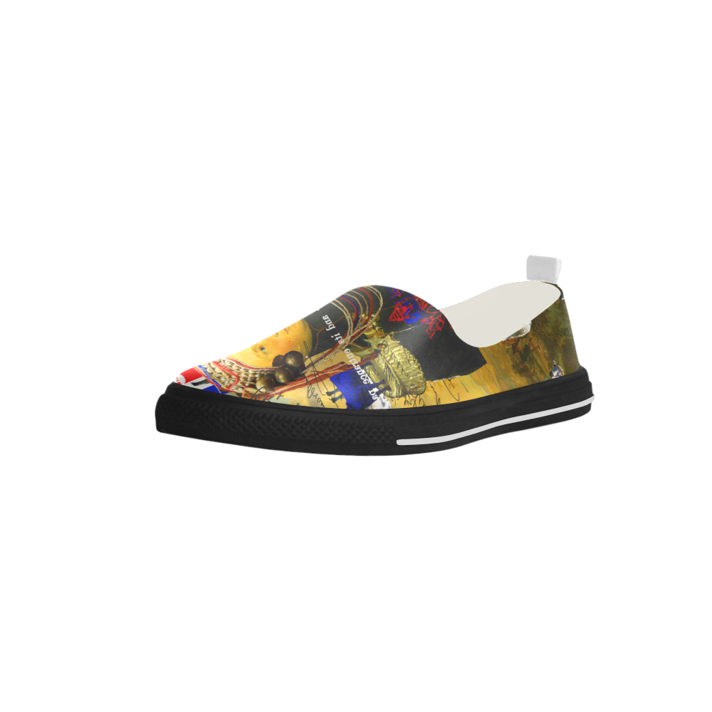 BLEU BLANC ROUGE Slip-on Microfiber Mens Shoes