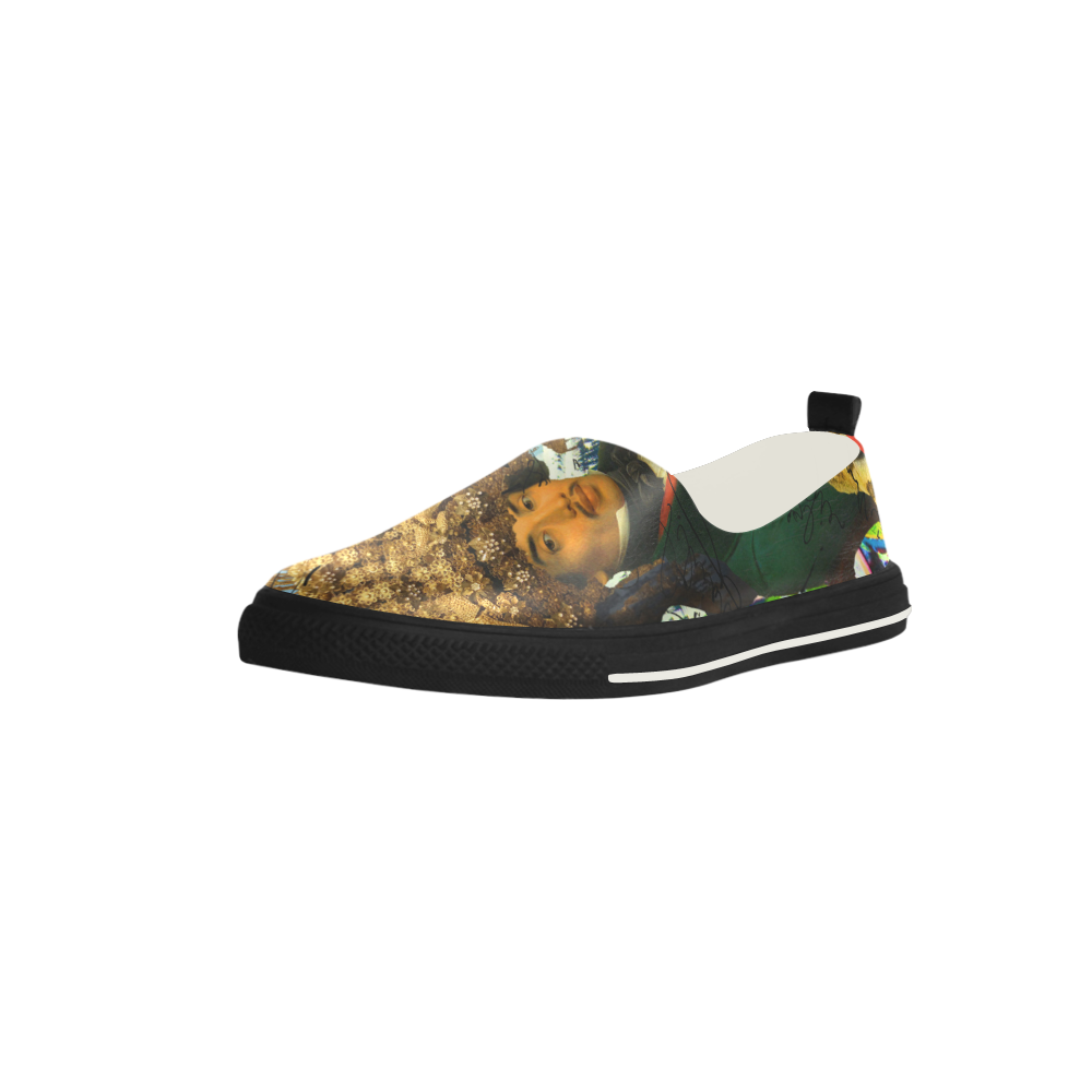 THE EMPEROR OF SNOWY MOUNTAIN III Slip-on Microfiber Womens Shoes