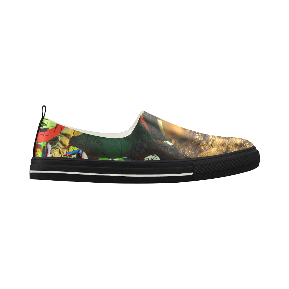 THE EMPEROR OF SNOWY MOUNTAIN III Slip-on Microfiber Womens Shoes