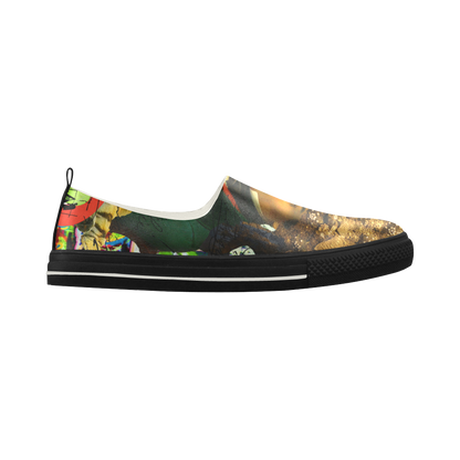 THE EMPEROR OF SNOWY MOUNTAIN III Slip-on Microfiber Womens Shoes