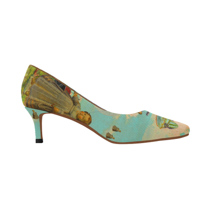 DANDELIONS Womens Pointed Toe Low Heel Pumps