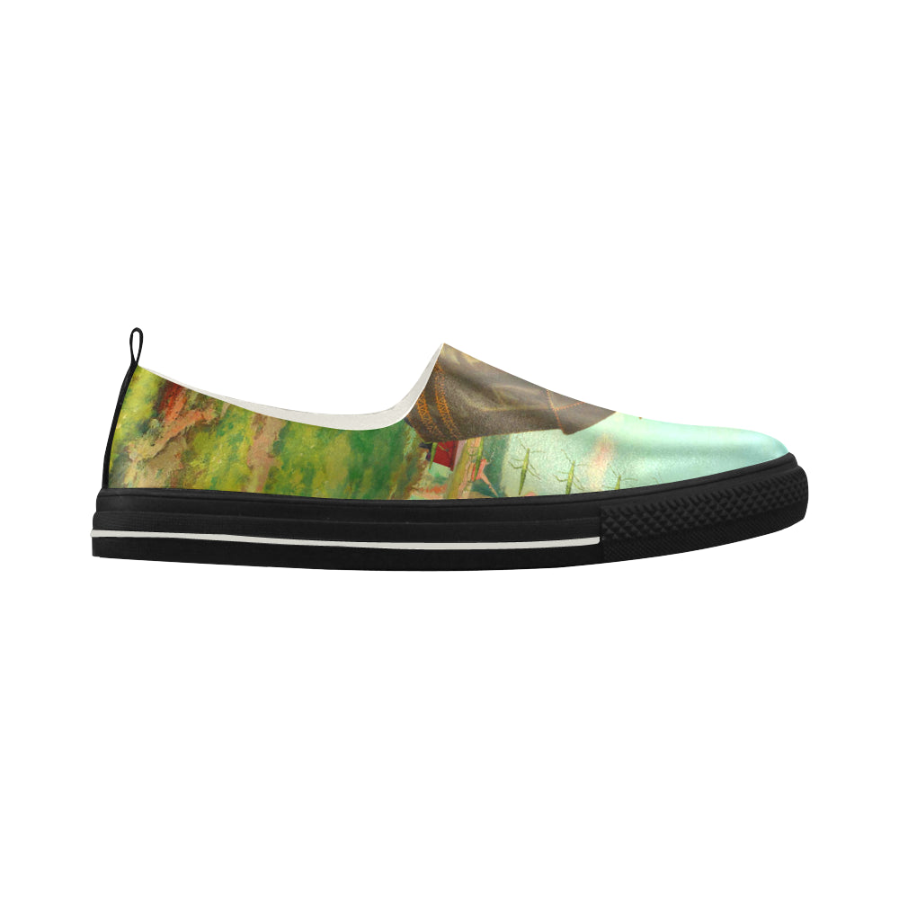 DANDELIONS II Slip-on Microfiber Mens Shoes