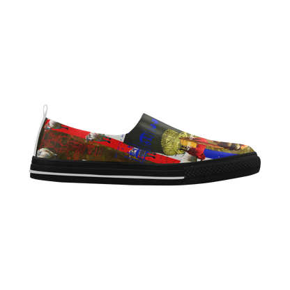 BLEU BLANC ROUGE Slip-on Microfiber Mens Shoes