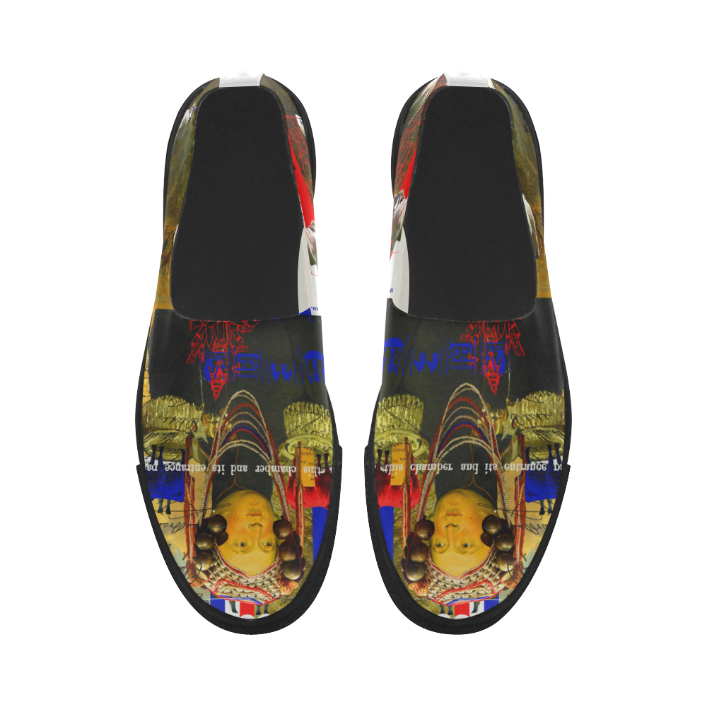 BLEU BLANC ROUGE Slip-on Microfiber Mens Shoes