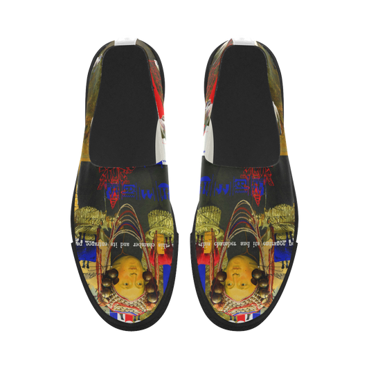 BLEU BLANC ROUGE Slip-on Microfiber Mens Shoes