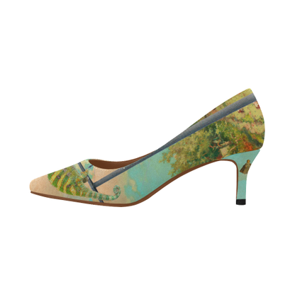 DANDELIONS Womens Pointed Toe Low Heel Pumps