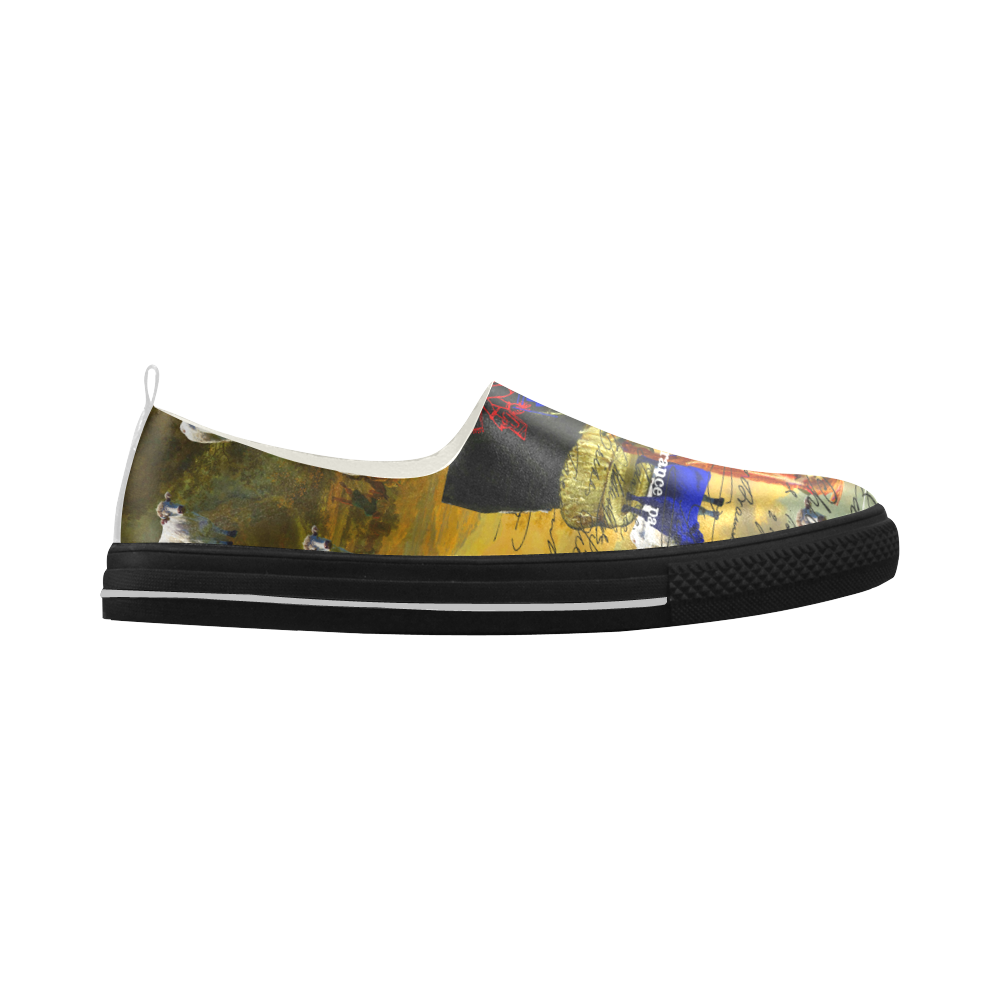 BLEU BLANC ROUGE Slip-on Microfiber Mens Shoes