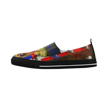 BLEU BLANC ROUGE Slip-on Microfiber Womens Shoes