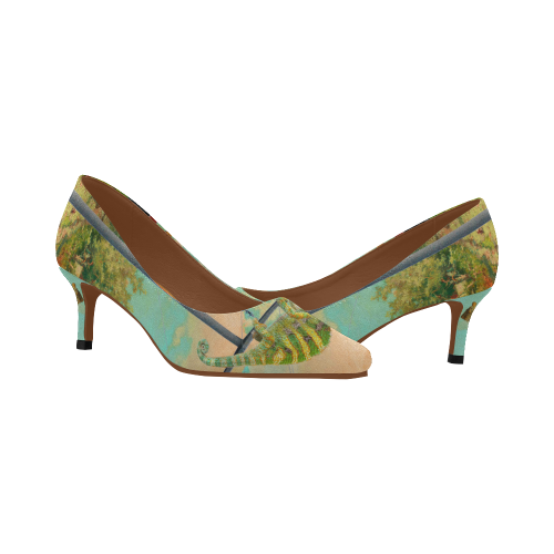 DANDELIONS Womens Pointed Toe Low Heel Pumps