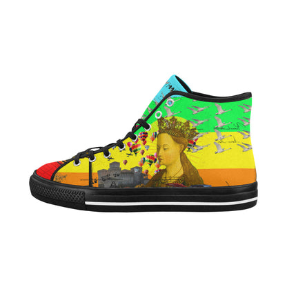 PRAYER Mens All Over Print Canvas Sneakers