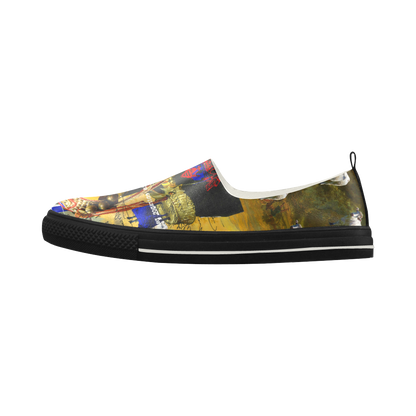 BLEU BLANC ROUGE Slip-on Microfiber Womens Shoes