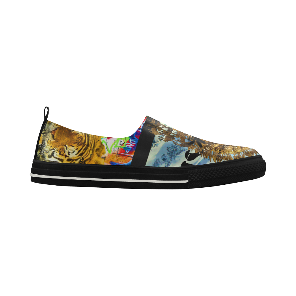 THE EMPEROR OF SNOWY MOUNTAIN III Slip-on Microfiber Womens Shoes