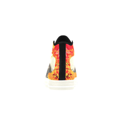 THE SITAR PLAYER High Top Action Leather Womens Shoes