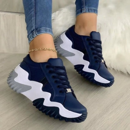 Thick Bottom Canvas Casual Shoes Summer Womens Sneakers