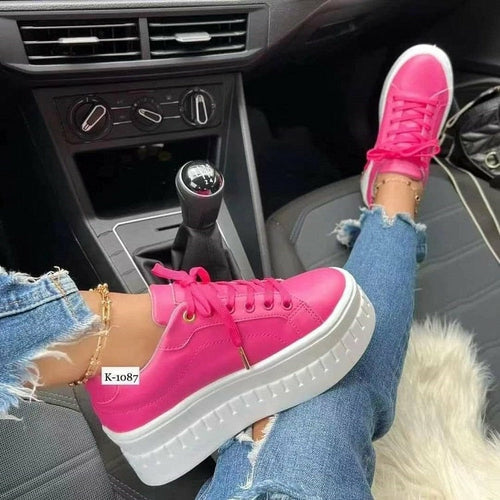 Flat Womens Sneakers Casual Platform Womens Shoes