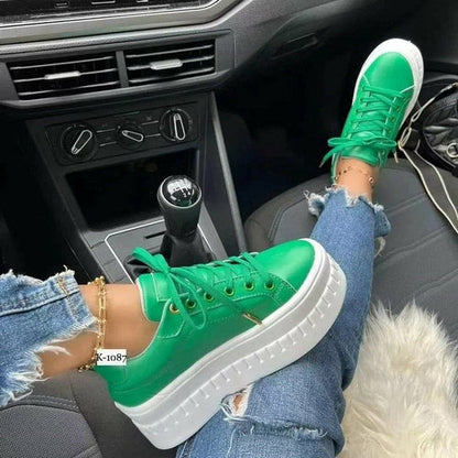 Flat Womens Sneakers Casual Platform Womens Shoes