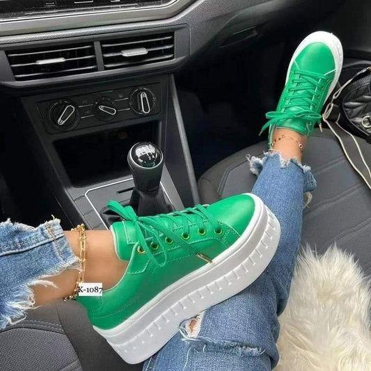 Flat Womens Sneakers Casual Platform Womens Shoes