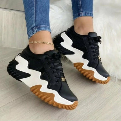 Thick Bottom Canvas Casual Shoes Summer Womens Sneakers