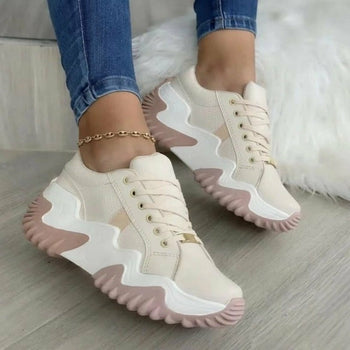 Thick Bottom Canvas Casual Shoes Summer Womens Sneakers